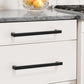 Black Square Cabinet Pulls for Modern Farmhouse Kitchen Cabinets & Drawers