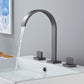 Deck Mounted 2 Handles Waterfall Bathroom Faucets