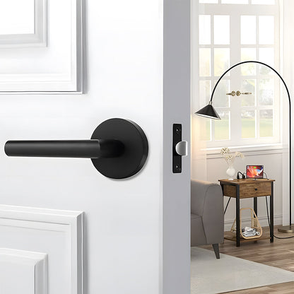 Zinc Alloy Passage Door Lever Handles for Closet and Hallway Doors