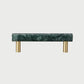 Marble T-Bar Cabinet Pulls with Gold-Tone Posts