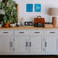 Matte Black Euro-Style Cabinet Bar Pulls