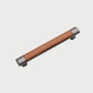 Retro Brown Leather Drawer Pulls