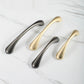 Modern Curved Cabinet Handles and Round Knobs