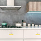 Square Brushed Gold Cabinet Pulls For Kitchen