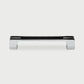 Two-Tone Chrome Cabinet Pulls with Knob Option