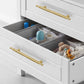 Brushed Brass Vintage Cabinet Pulls and Door Handles