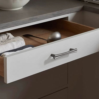 Modern Beveled Cabinet Handles and Knobs, Zinc Alloy