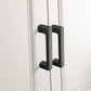 Two-Tone Slim Bar Cabinet Handles and Knobs for Wardrobes