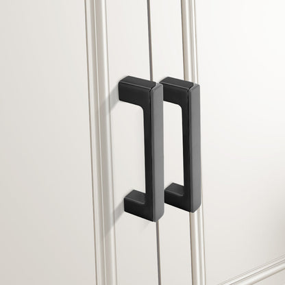 Two-Tone Slim Bar Cabinet Handles and Knobs for Wardrobes