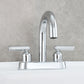 3-hole 2-handle Hot And Cold Bathroom Basin Faucet