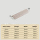 Invisible Round Arc Aluminum Alloy Cabinet Edge Pulls