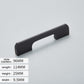 Solid Aluminum Alloy Modern Black Long Cabinet and Drawer Pulls