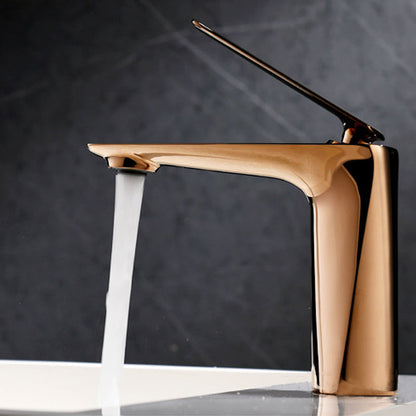 Single Handle Single Hole Brass Vessel Bathroom Sink Faucet