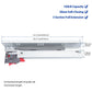 Undermount Soft Close Silver Drawer Slides with Rear mounting Bracket and Locking Devices