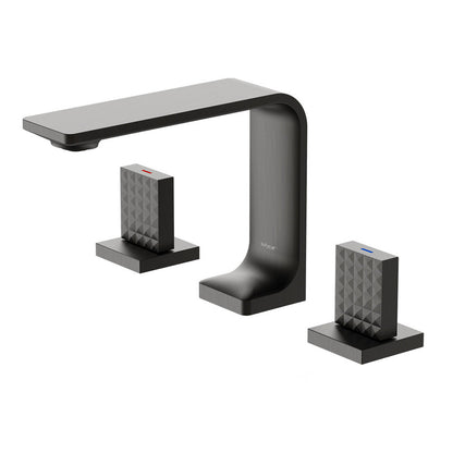 Ultra-Slim 3-Hole Bathroom Sink Faucet