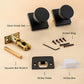 Heavy Duty Square Door Knobs for Closet, Hallway and Bathroom Doors