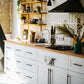 Matte Black Euro-Style Cabinet Bar Pulls