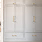 Modern T-Bar Gold Cabinet Pulls
