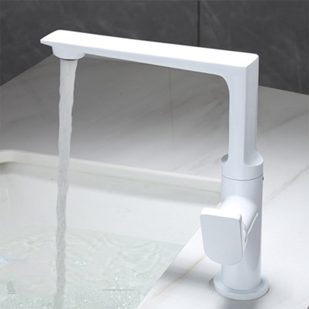 Ferron Modern Waterfall Single-Hole Bathroom Sink Faucet with 360° Swivel Spout