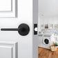Round Passage Door Lever Handles for Hallway, Closet and Dining Room Doors