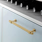 Brass Round Bar Cabinet Pulls, Drawer Handles, and Matching Knobs