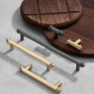 Faceted Zinc Alloy Cabinet Handles and Drawer Pulls