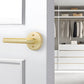 Zinc Alloy Passage Door Lever Handles for Closet and Hallway Doors