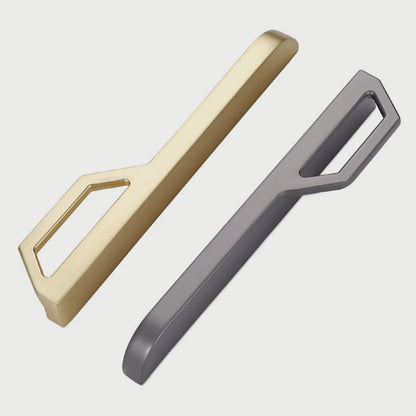 Geometric Flat Bar Cabinet Pulls and Drawer Handles