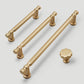 Modern T-Bar Gold Cabinet Pulls