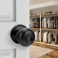 Round Interior Door Knobs with Dummy, Passage and Privacy Options