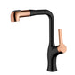 Single Hole Rotatable and Pull-Out Bathroom Faucet