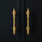 Antique Brass Round Bar Cabinet Pulls and Knobs