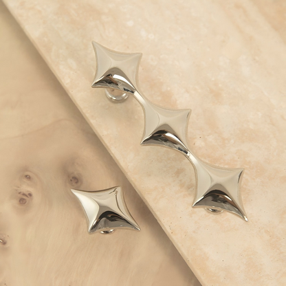 Star-Shaped Solid Brass Cabinet Pulls and Knobs