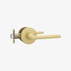 Round Passage Door Lever Handles for Hallway, Closet and Dining Room Doors