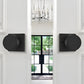 Heavy Duty Square Door Knobs for Closet, Hallway and Bathroom Doors
