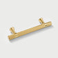 Shiny Modern Zinc Alloy Titanium Gold Black Door Pulls
