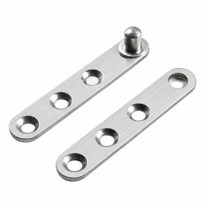 Stainless Steel 360° Pivot Door Hinges, Top and Bottom Mount