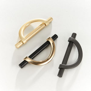 Half Moon Cabinet Pulls for Closets and Wardrobes