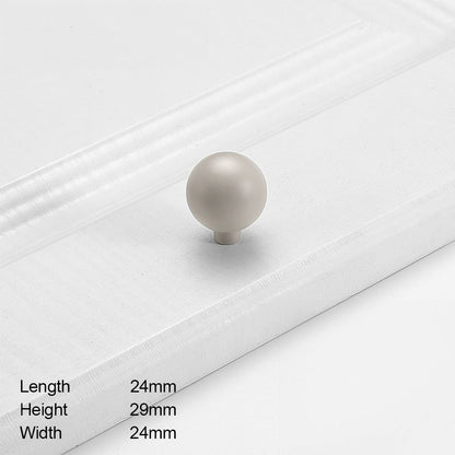 Simple French Style Zinc Alloy Color Cabinet Door Knobs
