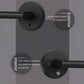 Gold and Black Interior Door Lever Handles for Bedroom and Hallway Doors