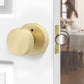 Heavy Duty Round Passage Door Knobs for Hallway and Closet Doors