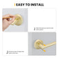 Zinc Alloy Passage Door Lever Handles for Closet and Hallway Doors