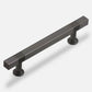 Ribbed Square Bar Cabinet Pulls and Drawer Handles