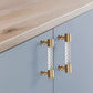 Transparent Acrylic Cabinet Drawer Dresser T-Bar Handles
