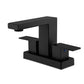 Stainless Steel 3 Holes Hot and Cold Bathroom Faucets