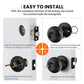 Round Interior Door Knobs with Dummy, Passage and Privacy Options