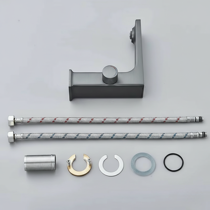 Lumira Digital Display Celsius Bathroom Basin Faucet with Intelligent LED, Single Hole Single Handle