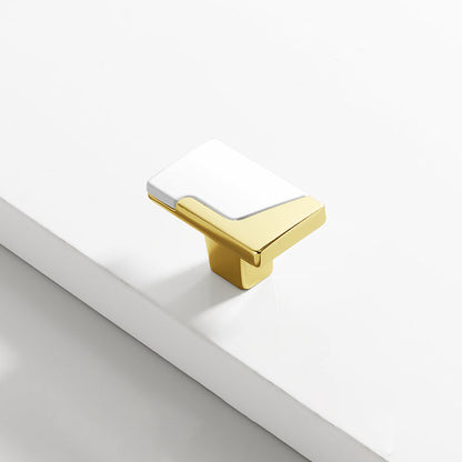 Mixed-Finish Zinc Alloy Cabinet Pulls and Knobs