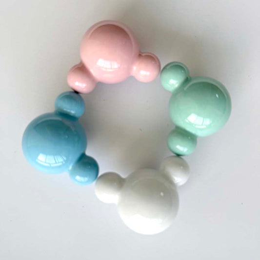 Colorful Ceramic Bear Cabinet Knobs