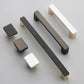 Two-Tone Slim Bar Cabinet Handles and Knobs for Wardrobes